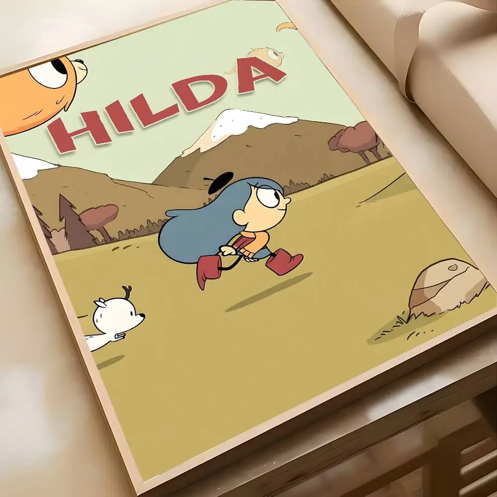 Run Cartoon Hilda Wall Art
