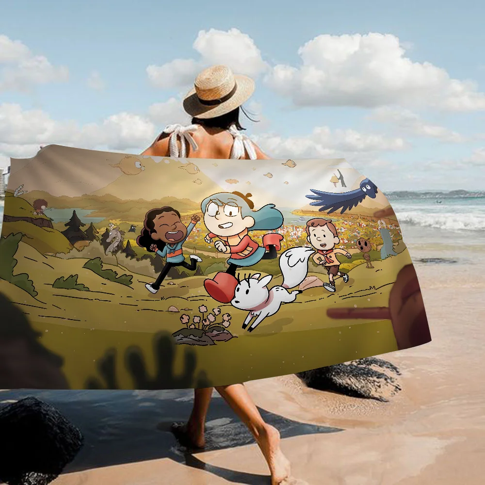 Hot Item Hilda Cartoon Microfiber  Beach Towels