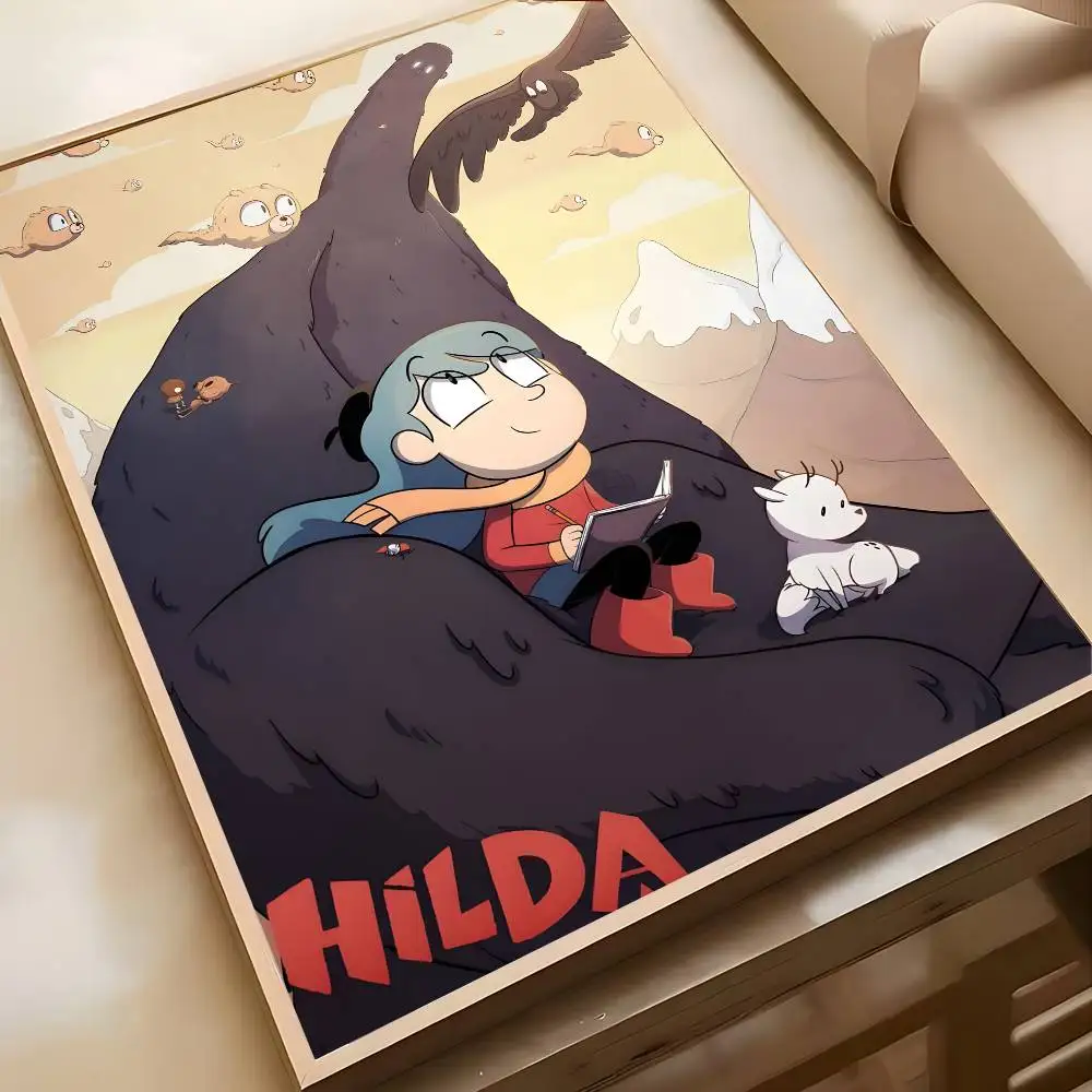 Read Book Cartoon Hilda Wall Art