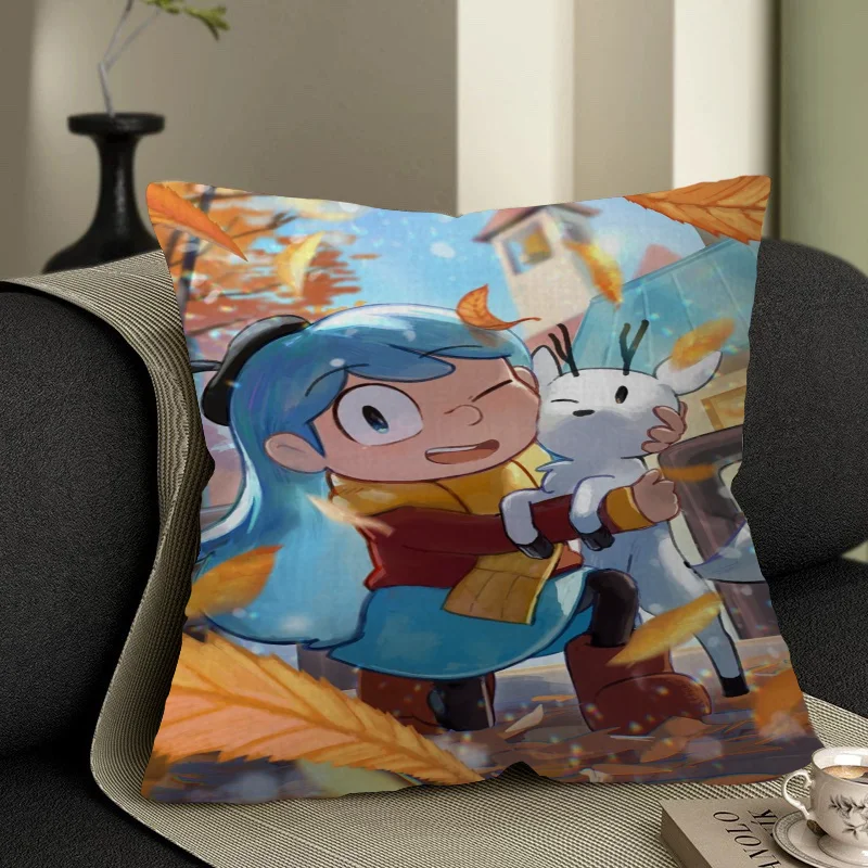 Hi Hilda Cover Throw Pillow