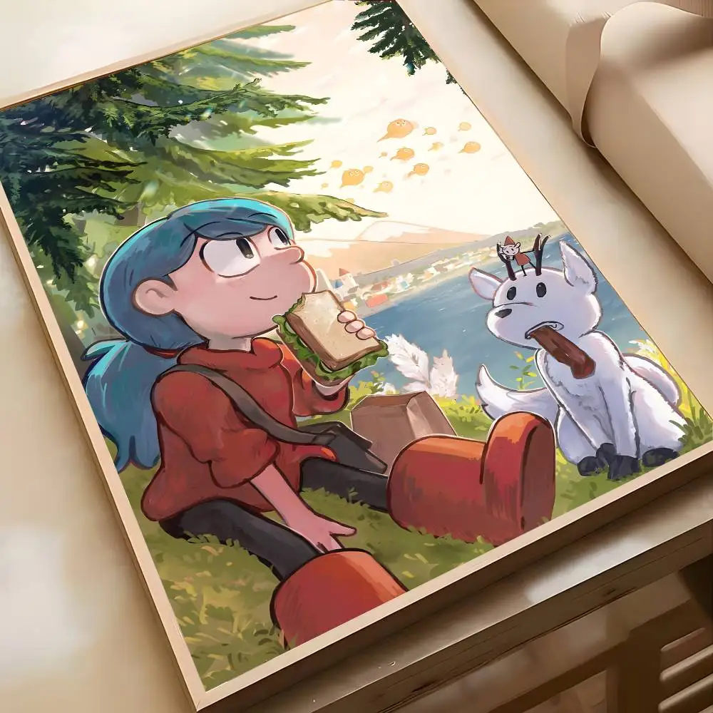 Eat Sanwitch Cartoon Hilda Wall Art