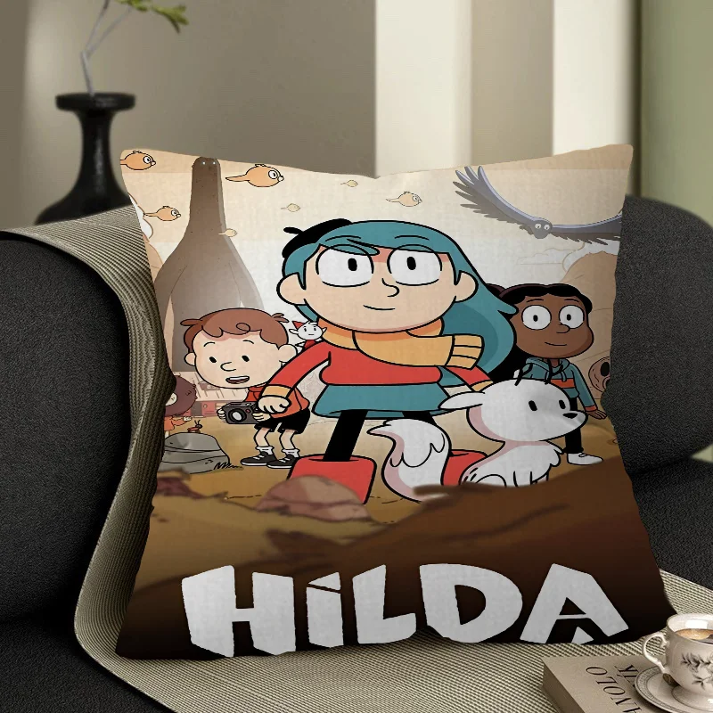 Discover Hilda Cover Throw Pillow