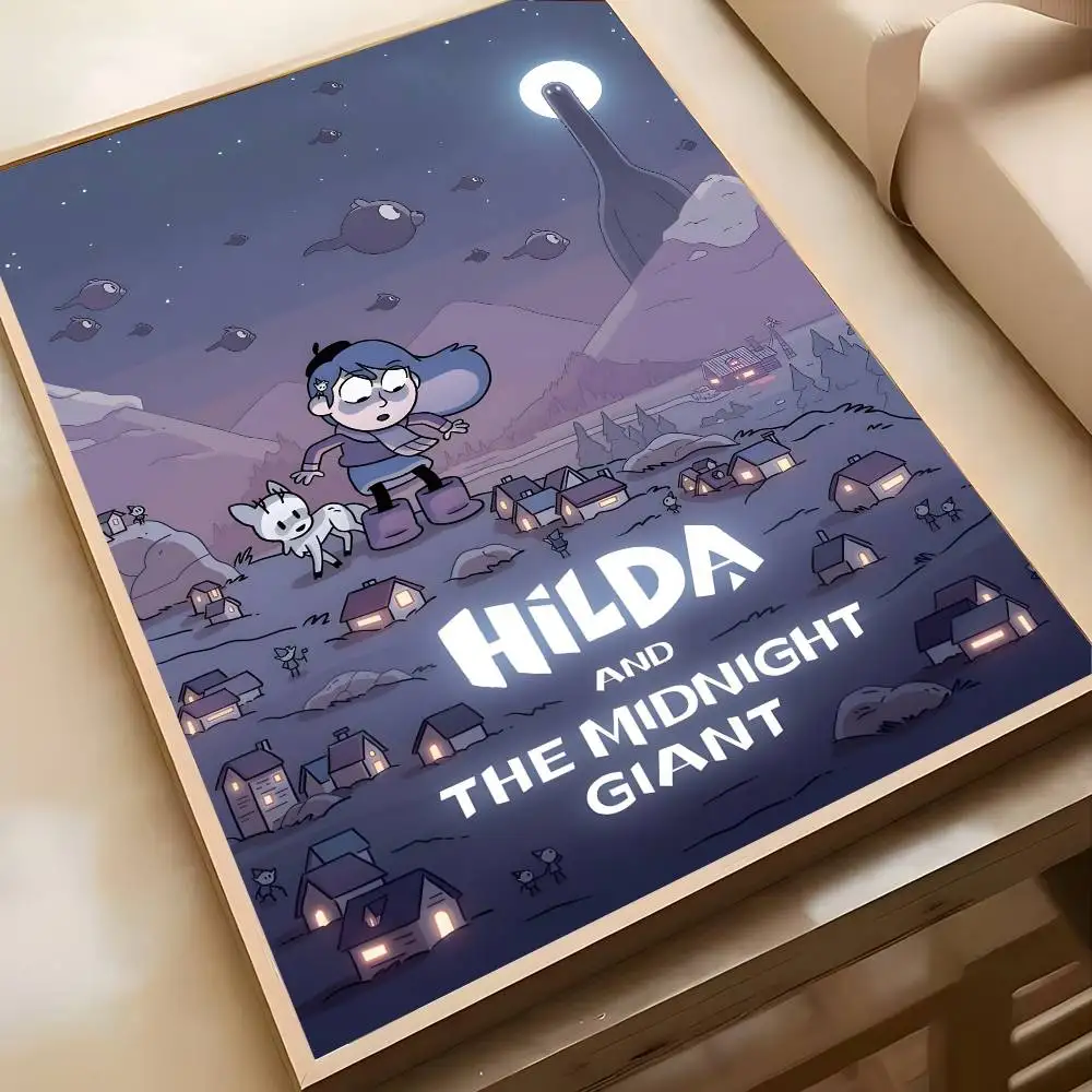 The Midnight Giant Cartoon Hilda Wall Art