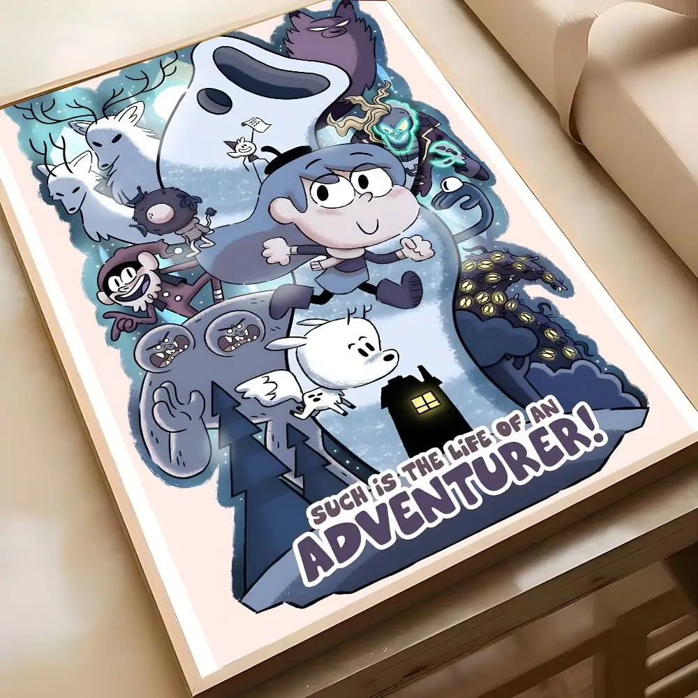 Adventurer Cartoon Hilda Wall Art