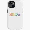 Hilda Name Fun Rainbow Bubbles Lgbt Pride Design Iphone Case