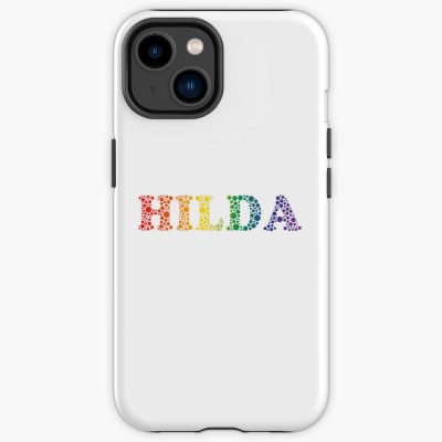 Hilda Name Fun Rainbow Bubbles Lgbt Pride Design Iphone Case