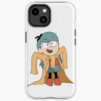 Hilda Funny Dresses In Cute Yellow Big Coat Iphone Case