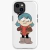 Hilda Is Smilying Withfunny Cute Blue Poached Iphone Case