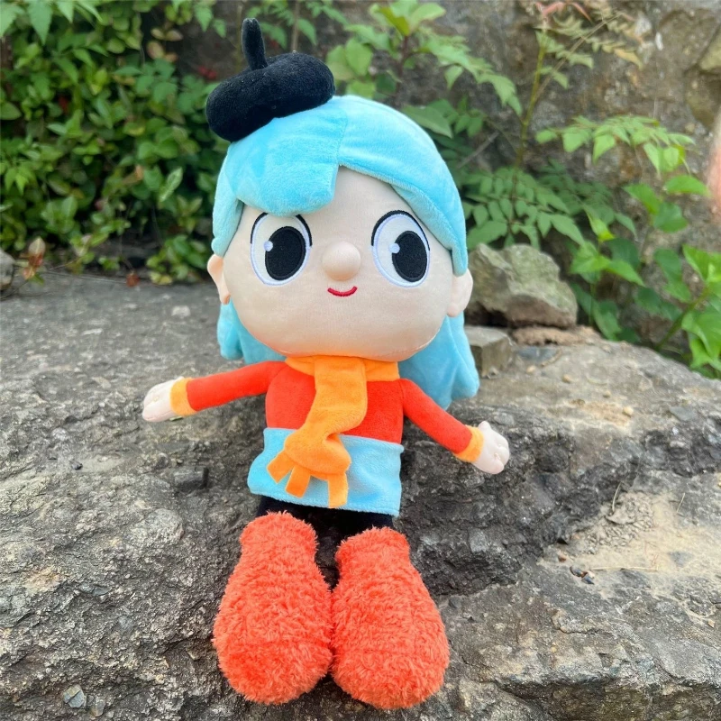 35cm Hilda twig PlushToys Adventure Doll Blue Haired Girl Plush