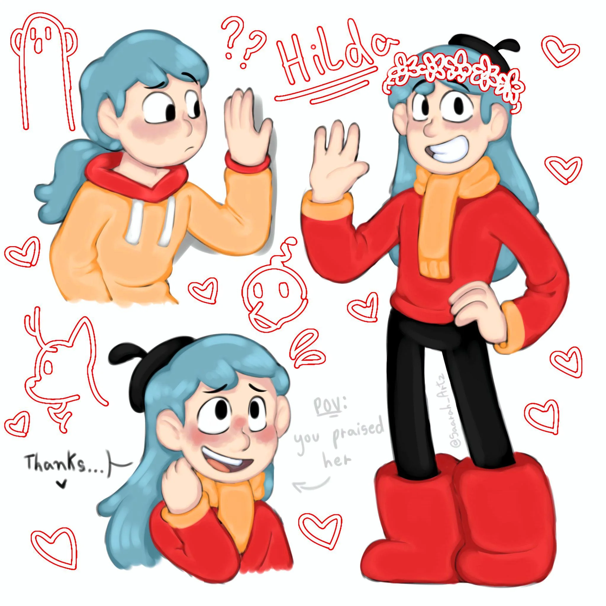 nice hildas fanart v0 dzokqv4ifczd1 - Hilda Merch