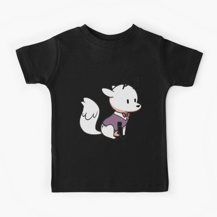 Hildas Funny Twig Cute Deerfox In Tuxedo Kids T-shirt - Image 3