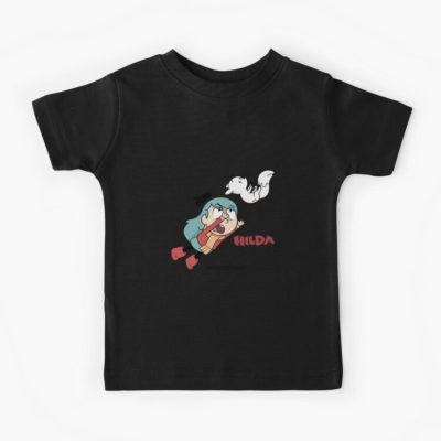 Hilda With Cat Kids T-shirt