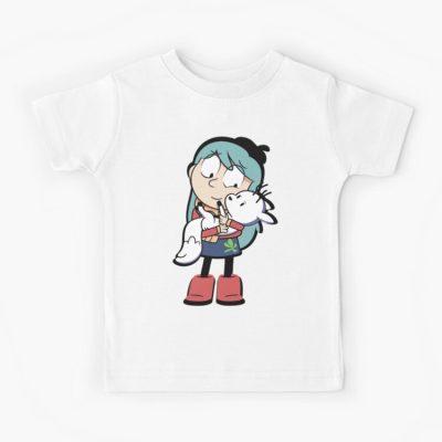Hilda Netflix Hugging Cute Deerfox Kids T-shirt