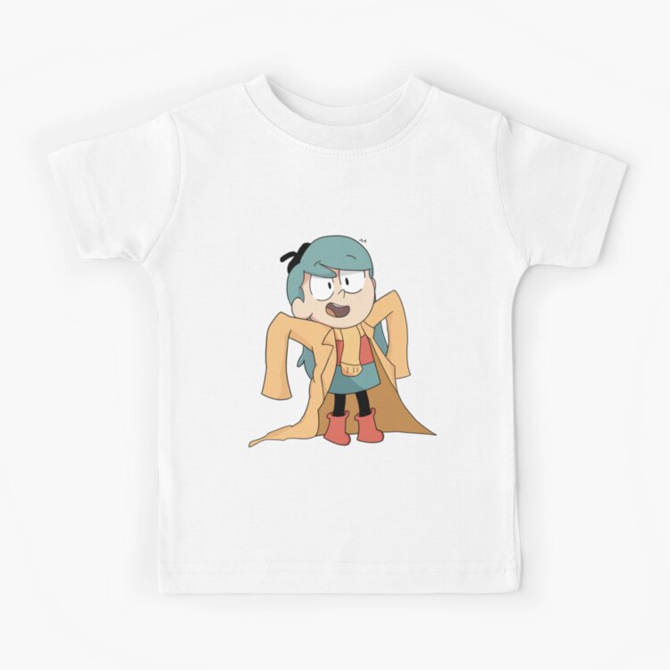 Hilda Funny Dresses In Cute Yellow Big Coat Kids T-shirt - Image 3