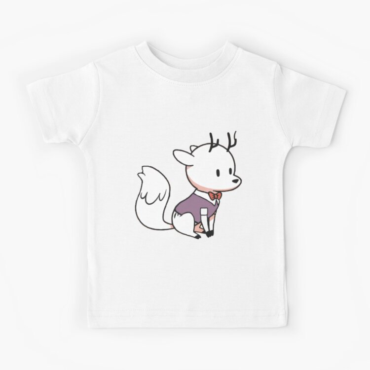 Hildas Funny Twig Cute Deerfox In Tuxedo Kids T-shirt