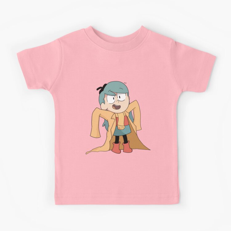 Hilda Funny Dresses In Cute Yellow Big Coat Kids T-shirt