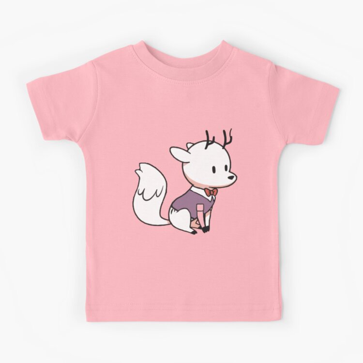 Hildas Funny Twig Cute Deerfox In Tuxedo Kids T-shirt - Image 2