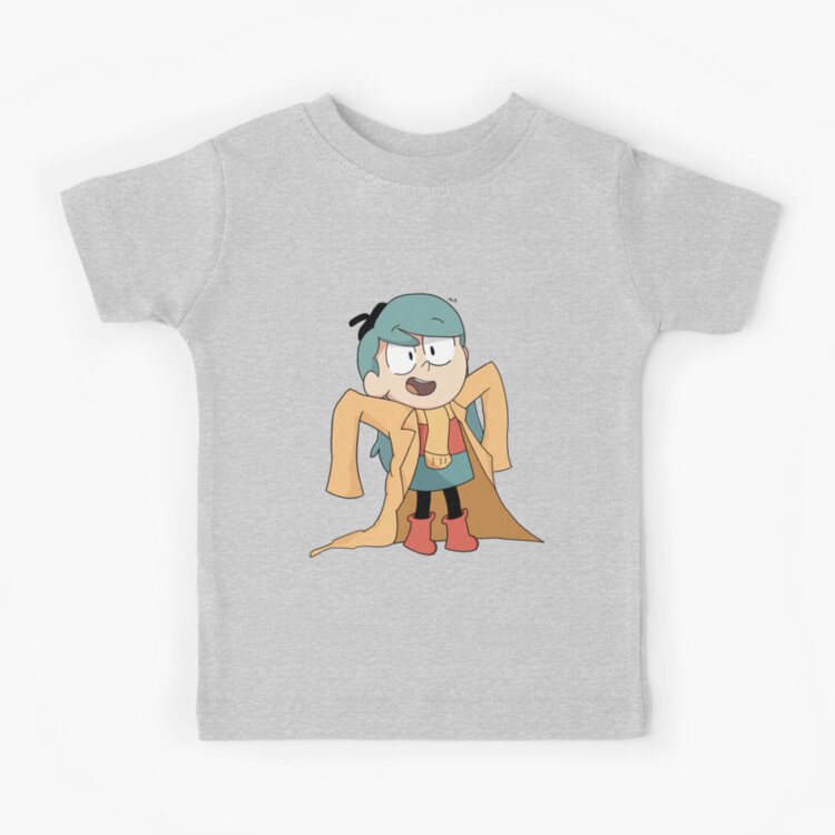 Hilda Funny Dresses In Cute Yellow Big Coat Kids T-shirt - Image 4