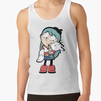 Hilda Netflix Hugging Cute Deerfox Tank Top