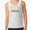 Hilda Name Rainbow Flag Lgbt Pride Design Tank Top