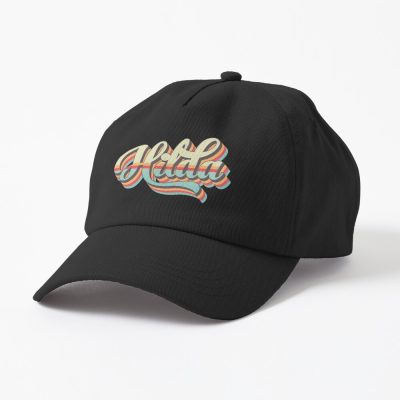 Hilda Name Cool 70S Retro Font Surf Style Design Cap