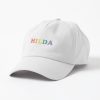 Hilda Name Fun Rainbow Bubbles Lgbt Pride Design Cap
