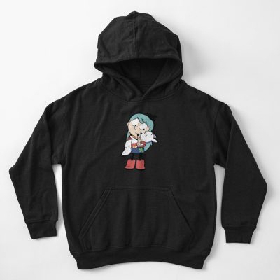 Hilda Netflix Hugging Cute Deerfox Kids Hoodie