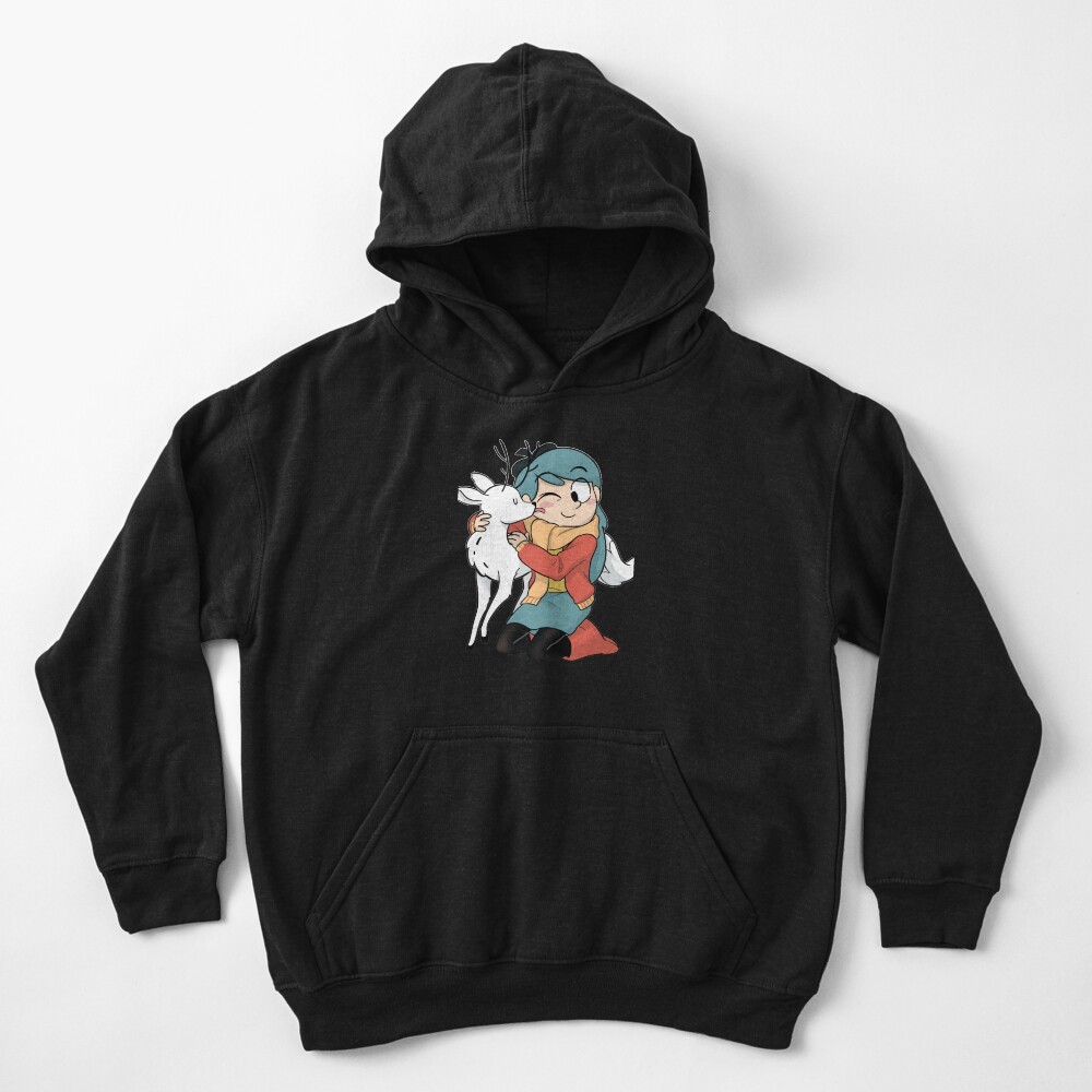 Hilda Funny And The Cute Twig The Deerfox Kids Hoodie - Image 2