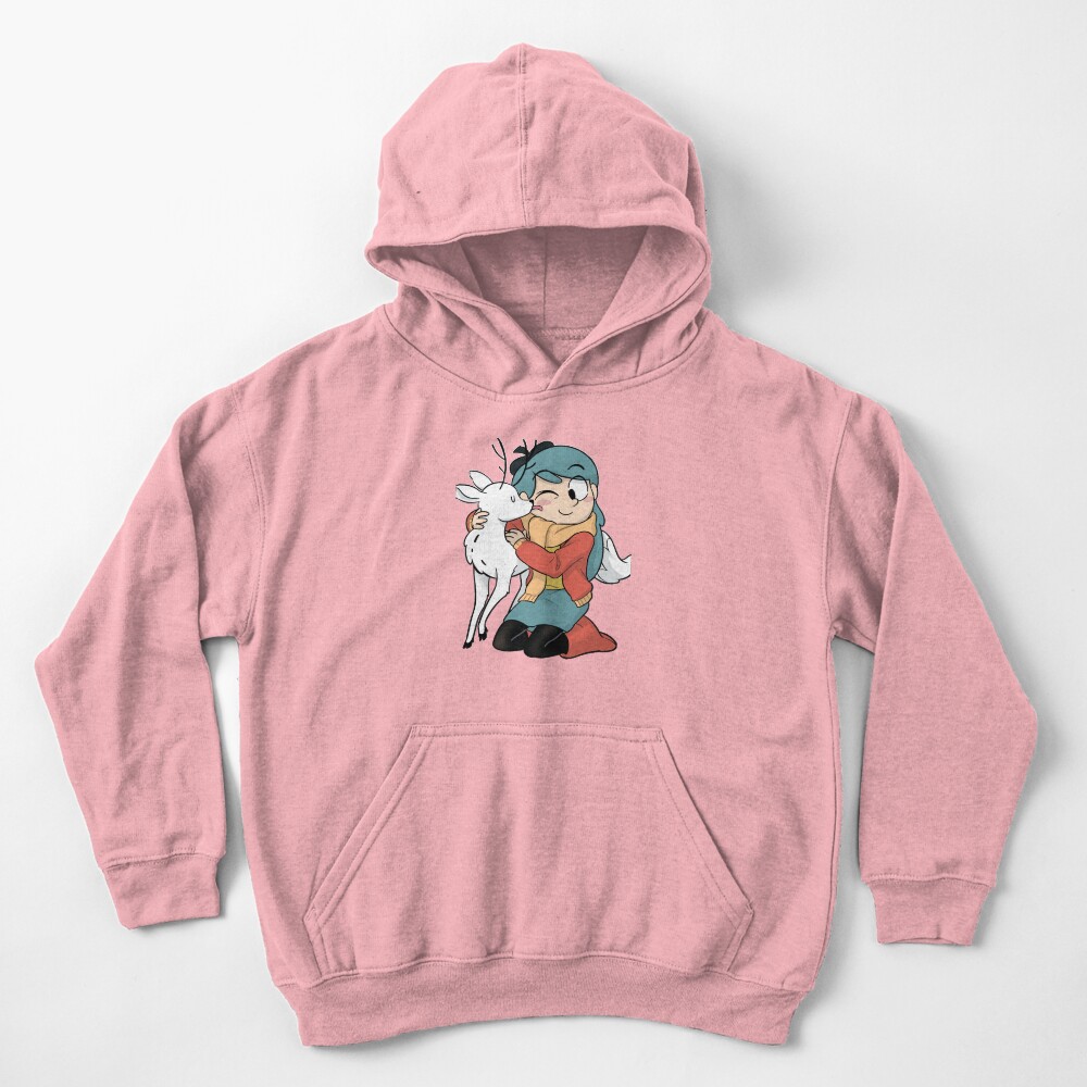 Hilda Funny And The Cute Twig The Deerfox Kids Hoodie