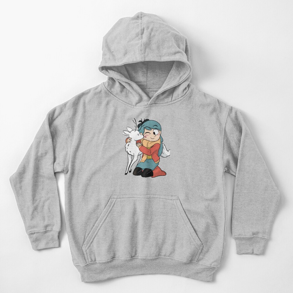 Hilda Funny And The Cute Twig The Deerfox Kids Hoodie - Image 3
