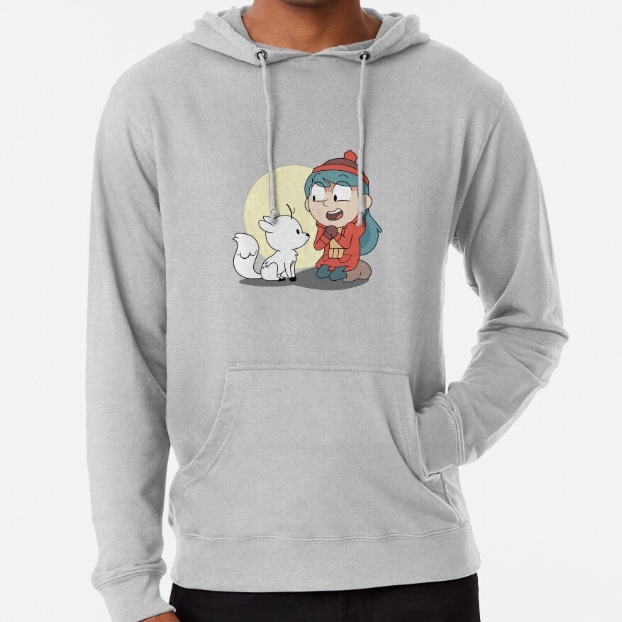 Go Hilda Netflix 003 Hilda And Twig Cartoon Kids Show Hoodie - Image 4