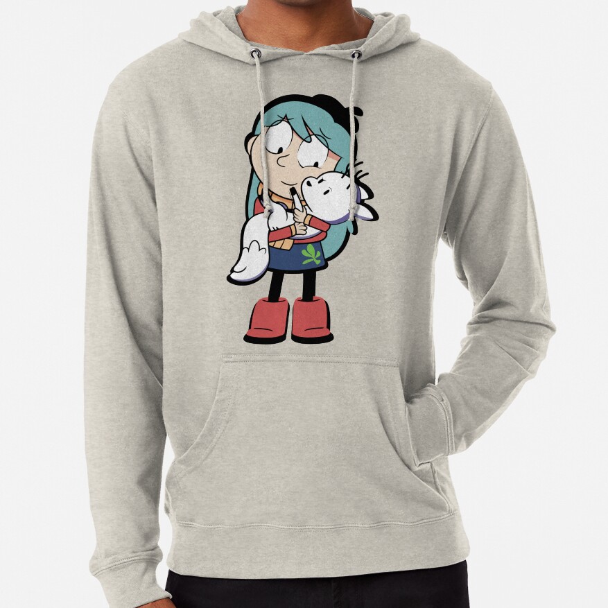 Hilda Netflix Hugging Cute Deerfox Hoodie - Image 3