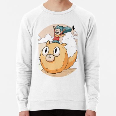 Hilda Netflix Flying On Cute Dog Sweatshirt