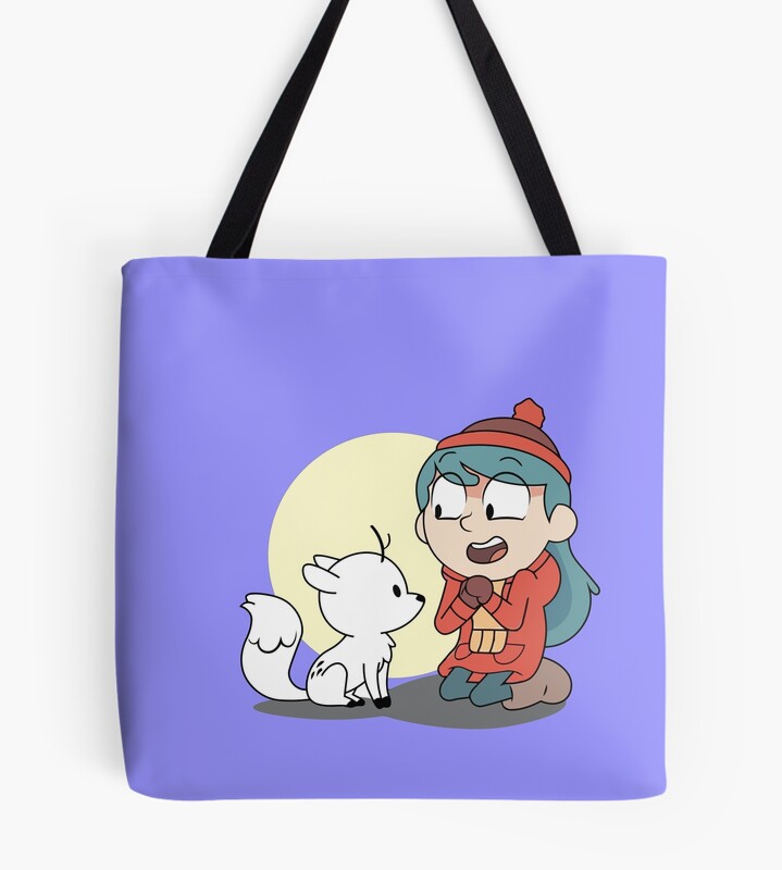 Go Hilda Netflix 003 Hilda And Twig Cartoon Kids Show Tote Bag