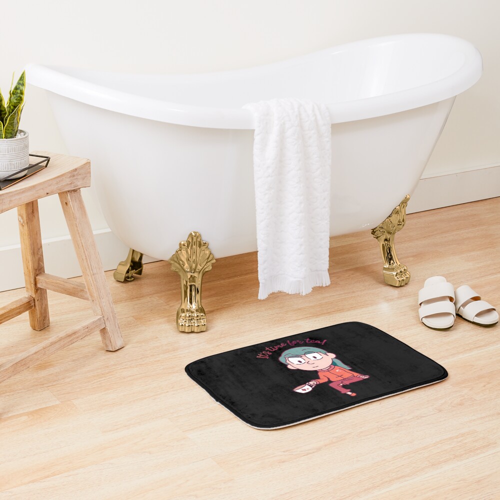 Hilda Loves Tea Sticker Bath Mat - Image 2