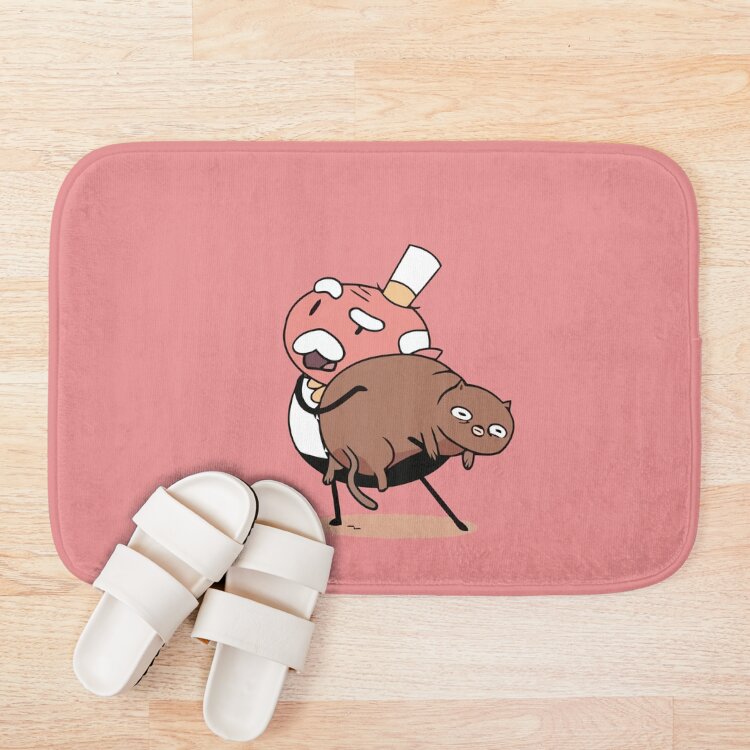 Cute Hilda Netflix 5 Hilda Mayor And Cat Birthday Gift Cute Best Salling Bath Mat - Image 3