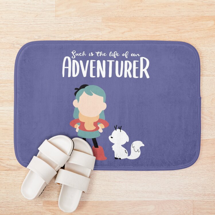 The Life Of An Adventurer Bath Mat - Image 3