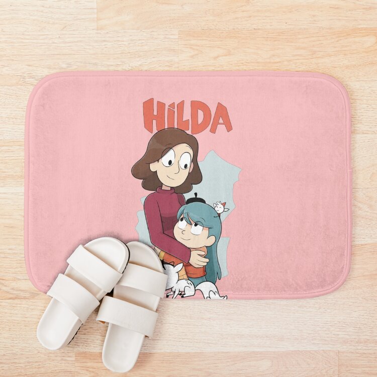 Hilda Of Hilda Netflix Cute Girl Hilda 2 Mice Magic Happy Days Gifts Birthday Bath Mat - Image 3