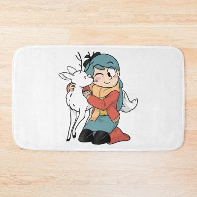 Hilda Funny And The Cute Twig The Deerfox Bath Mat