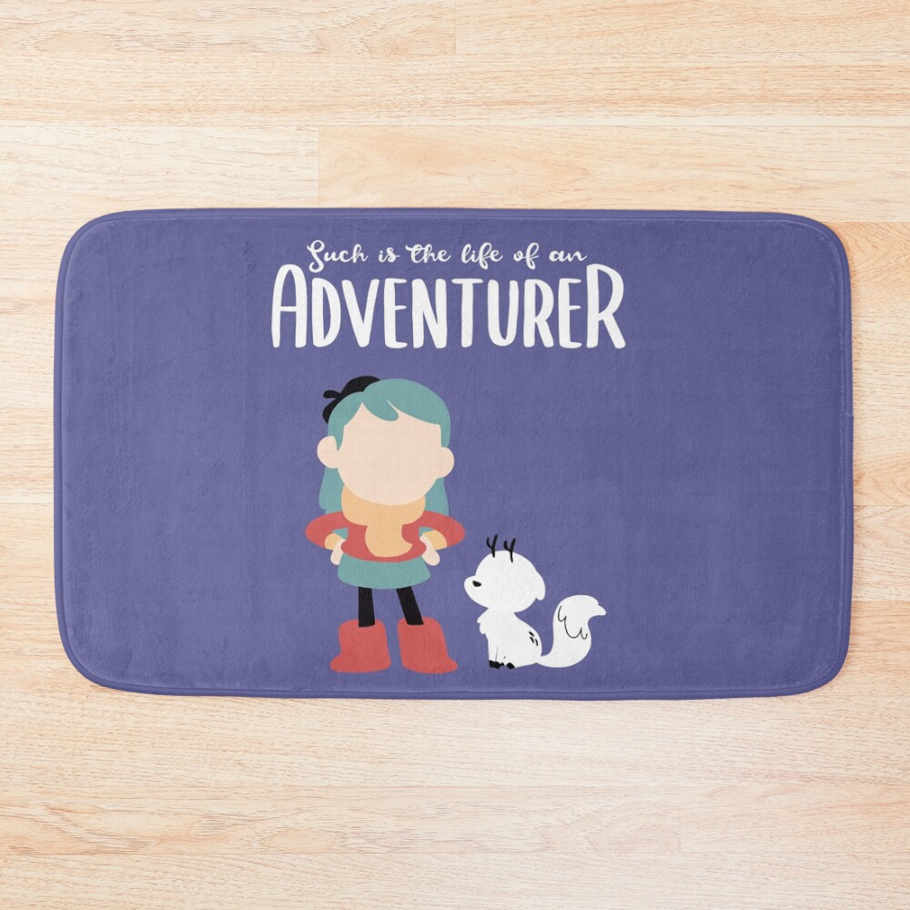 The Life Of An Adventurer Bath Mat
