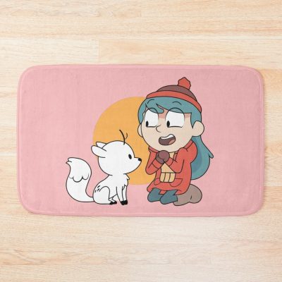 Hilda Twig Of Hilda Netflix Cute Girl Hilda Happy Days Gifts Birthday Bath Mat