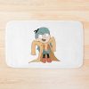 Hilda Funny Dresses In Cute Yellow Big Coat Bath Mat