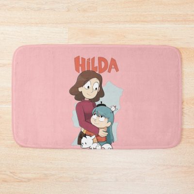 Hilda Of Hilda Netflix Cute Girl Hilda 2 Mice Magic Happy Days Gifts Birthday Bath Mat