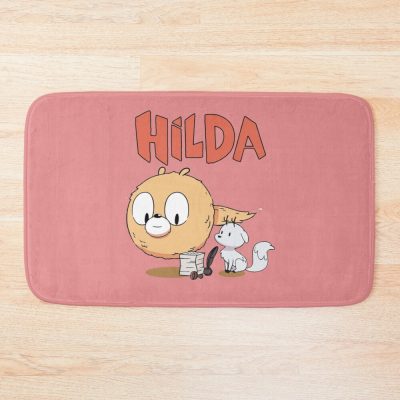 Cute Hilda Netflix 007 Hilda Mayor And Cat Birthday Gift Cute Best Salling Bath Mat