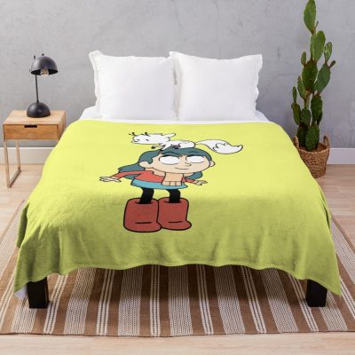 Cute Hilda Netflix 007 Hilda And Twig Birthday Gift Cute Best Salling Throw Blanket
