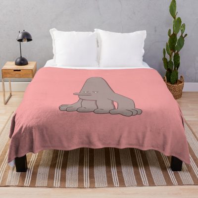 Hilda Troll Of Hilda Netflix Cute Girl Hilda Happy Days Gifts Birthday Throw Blanket