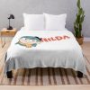 Funny Hilda Throw Blanket