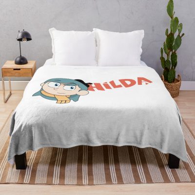 Funny Hilda Throw Blanket