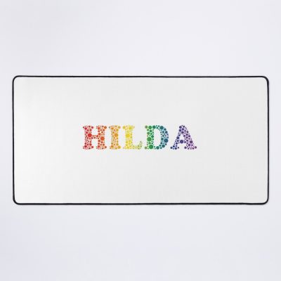Hilda Name Fun Rainbow Bubbles Lgbt Pride Design Mouse Pad