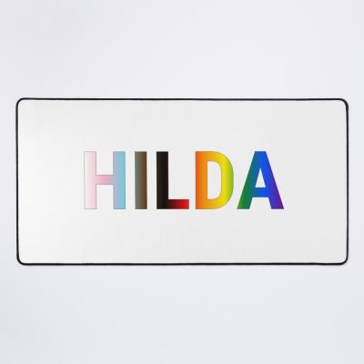 Hilda Rainbow Progress Pride Name Mouse Pad